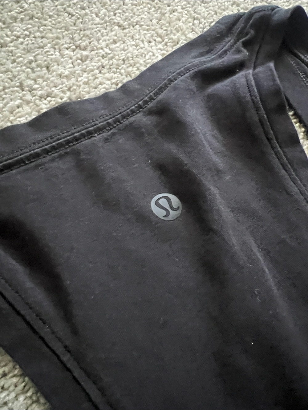 Lululemon Black Racerback Tank Top - Picture 3 of 6